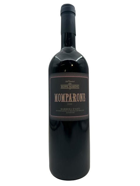 Flaske af Momparone Beppe Marino 2000 rødvin