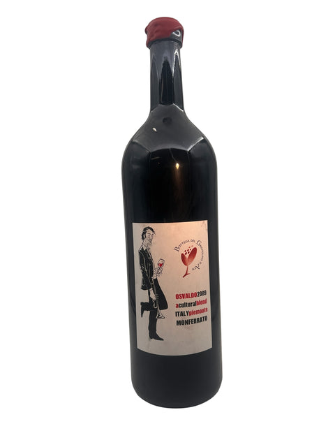 Flaske Osvaldo Bottega del Grignolino 2009 rødvin fra Monferrato