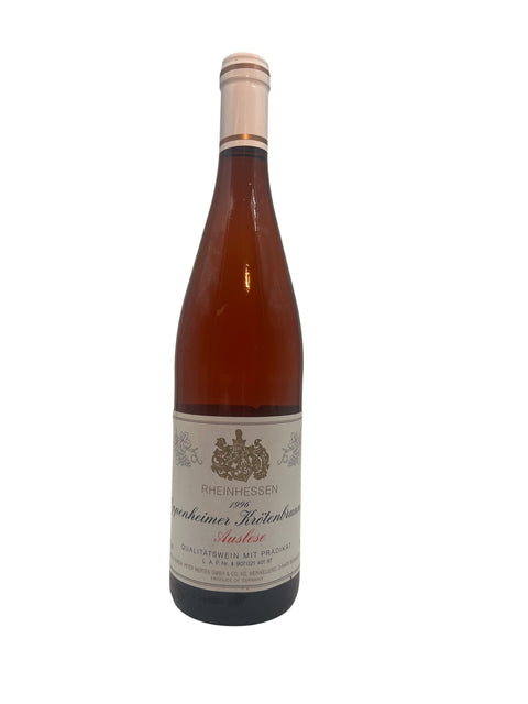 Flaske af Niersteiner Krötenbrunnen Auslese 1996 fra Weingut Peter Meierer