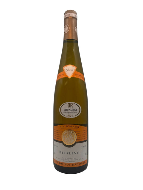 Flaske af Riesling Cave du Roi Dagobert 2020 fra Alsace