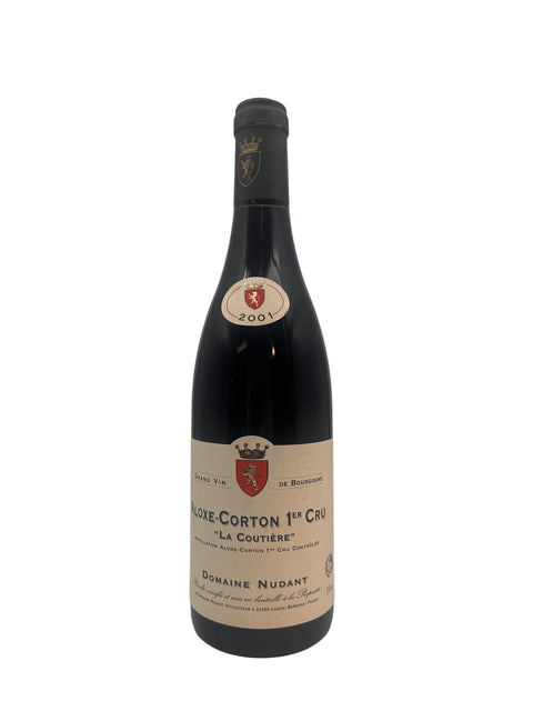 Flaske af Aloxe-Corton Domaine Nudant 2001 rødvin