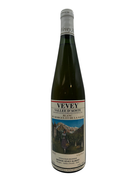 Flaske Vevey Maison Vevey Albert 2002 hvidvin fra Vallée d'Aoste