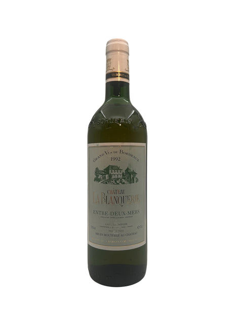 Flaske af Château La Blanquerie 1992 hvidvin fra Bordeaux