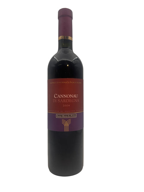 Flaske af Cannonau di Sardegna Santa Maria La Palma 2004