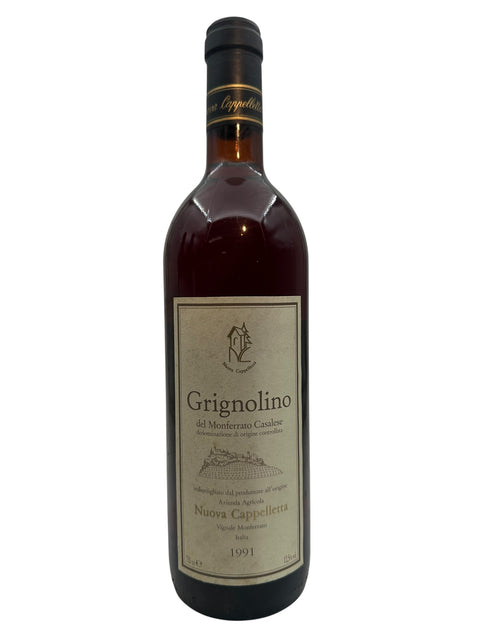 Billede af Grignolino Nuova Cappelletta 1991 flaske