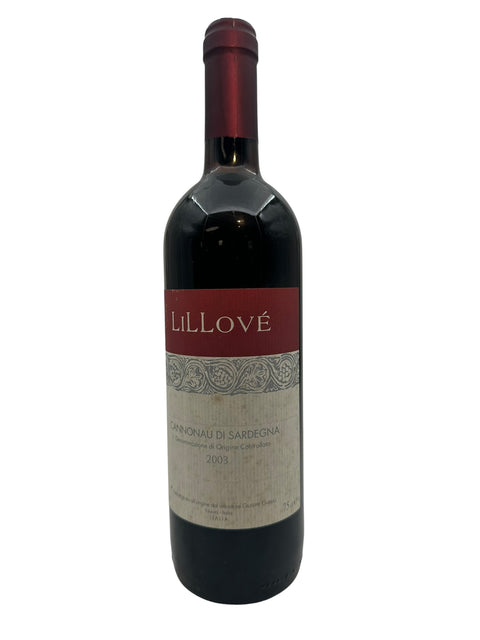 Cannonau di Sardegna LiLLovè 2003 rødvin fra Sardinien
