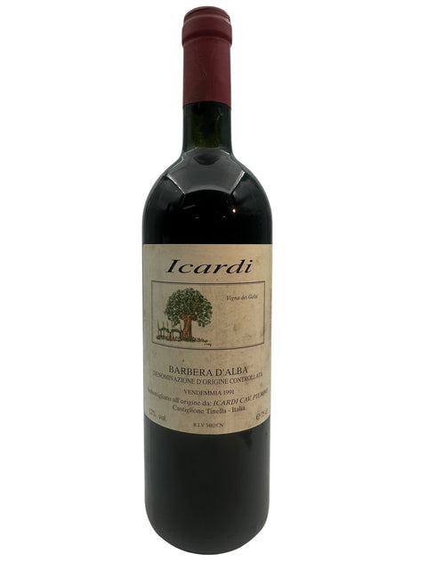 Flaske af Icardi Barbera d'Alba 1991
