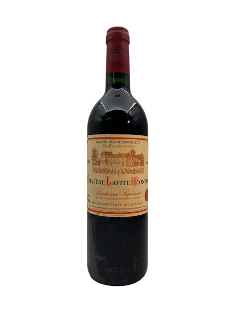 Flaske af Chateau Lafite Montel 1995 rødvin