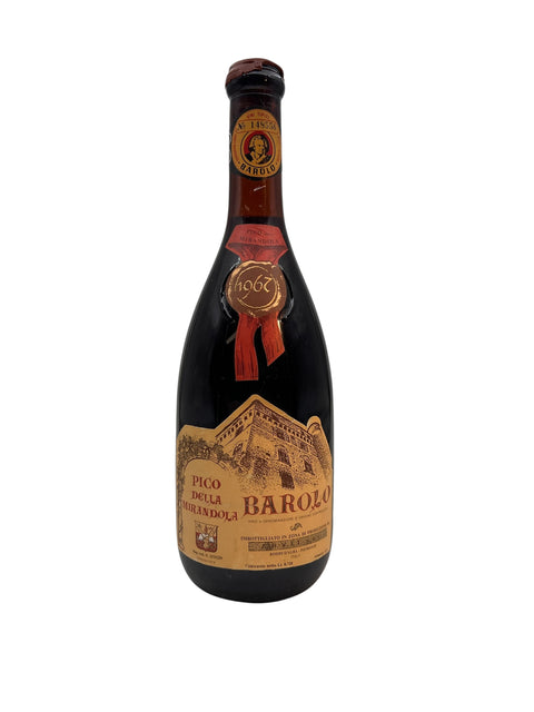 Barolo Pico della Mirandola 1967 flaske