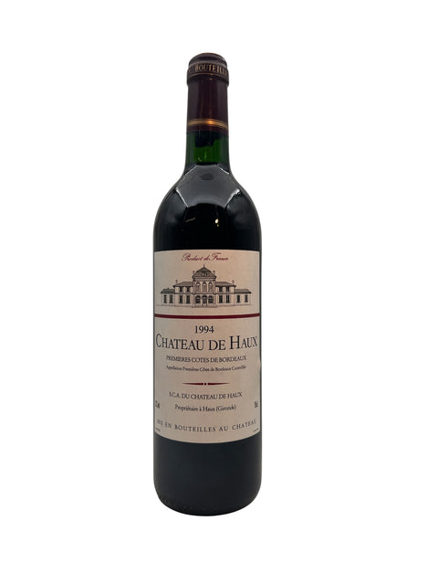 Flaske af Chateau de Haux 1994 rødvin fra Bordeaux