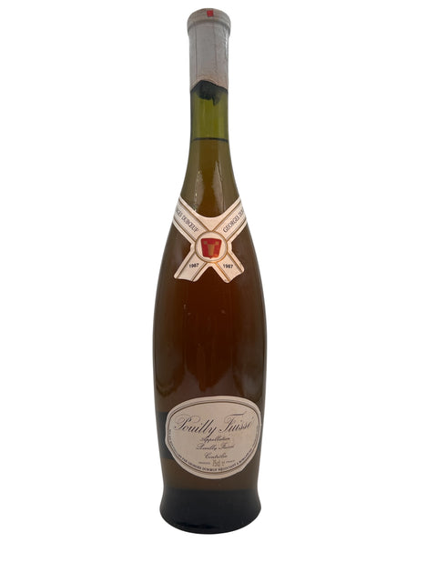 Flaske af Pouilly Fuissé Georges Duboeuf 1987 hvidvin