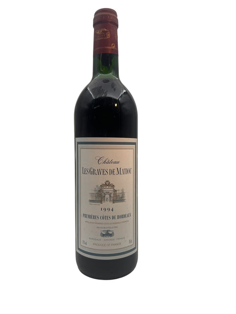 Flaske af Château Les Graves de Maimou 1994 rødvin