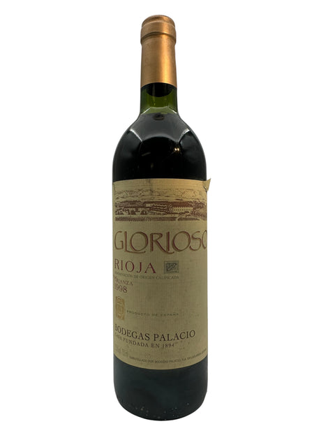 Glorioso Bodegas Palacio 1998 rødvin fra Rioja, Spanien